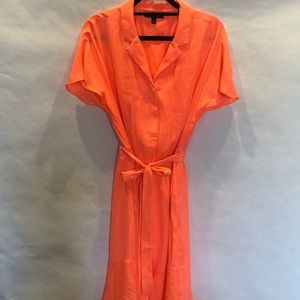 Banana Republic bright Coral dress